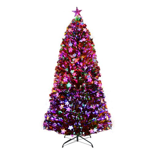 Jingle Jollys Christmas Tree 1.8M LED Xmas trees with Lights Multi Colour